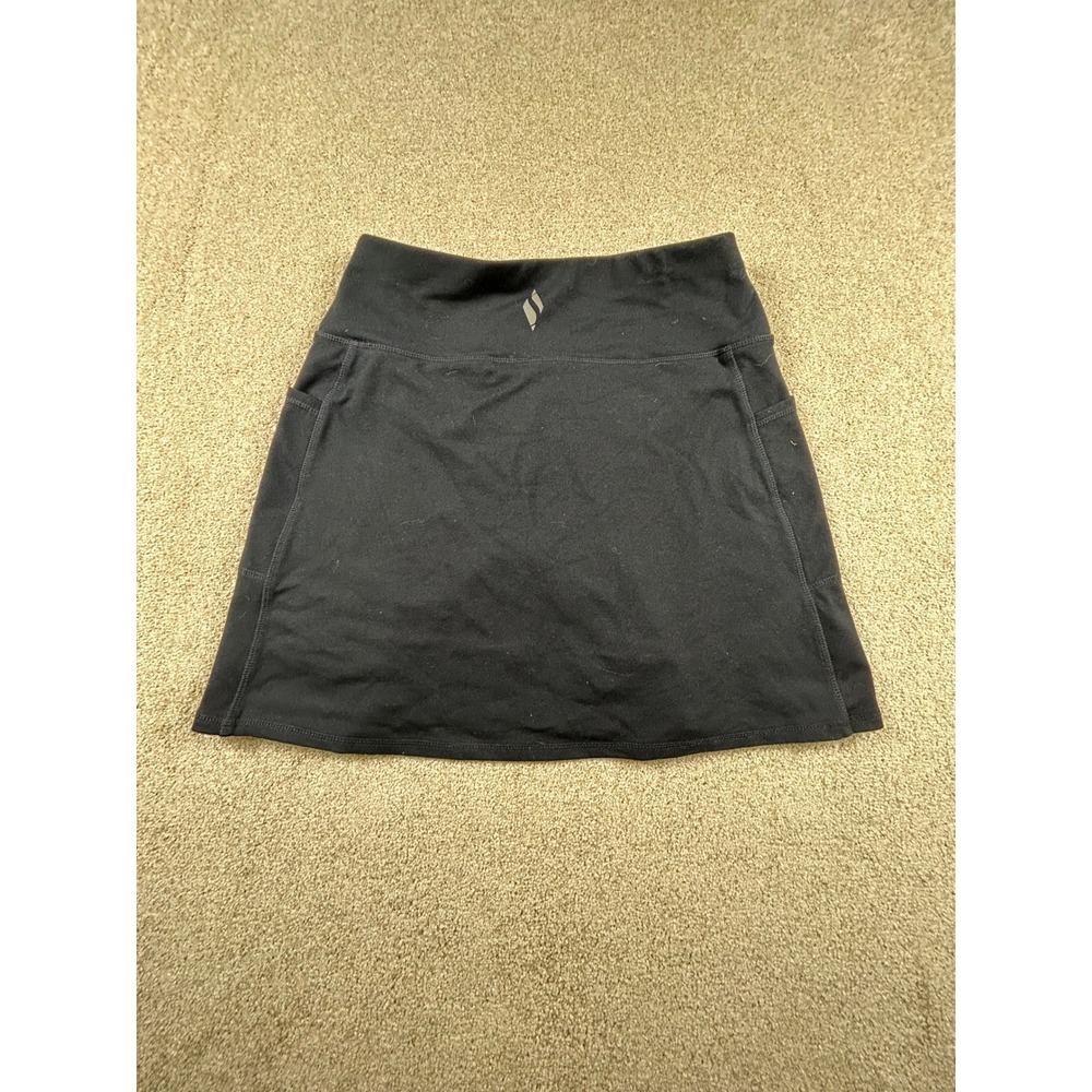 Skechers Los Angeles Womens XS Black Active Skort Side Pockets Tennis Golf Skirt - Picture 7 of 8